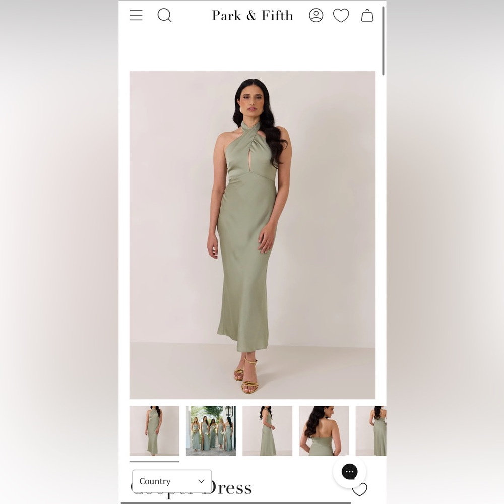 Park & Fifth Cooper Dress True Sage